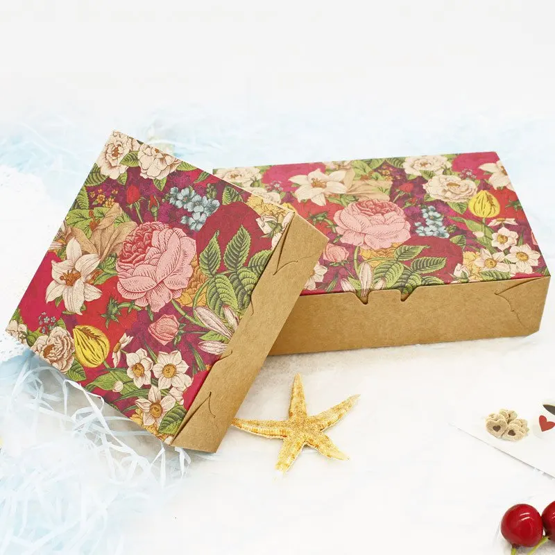 Event Party Box - 20pcs Gift Box Kraft Paperboard Box