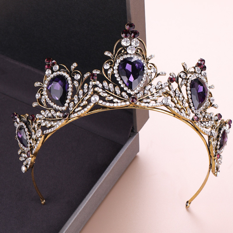 Event Suppliers - Elegant Crown Headpiece Baroque Vintage Tiara
