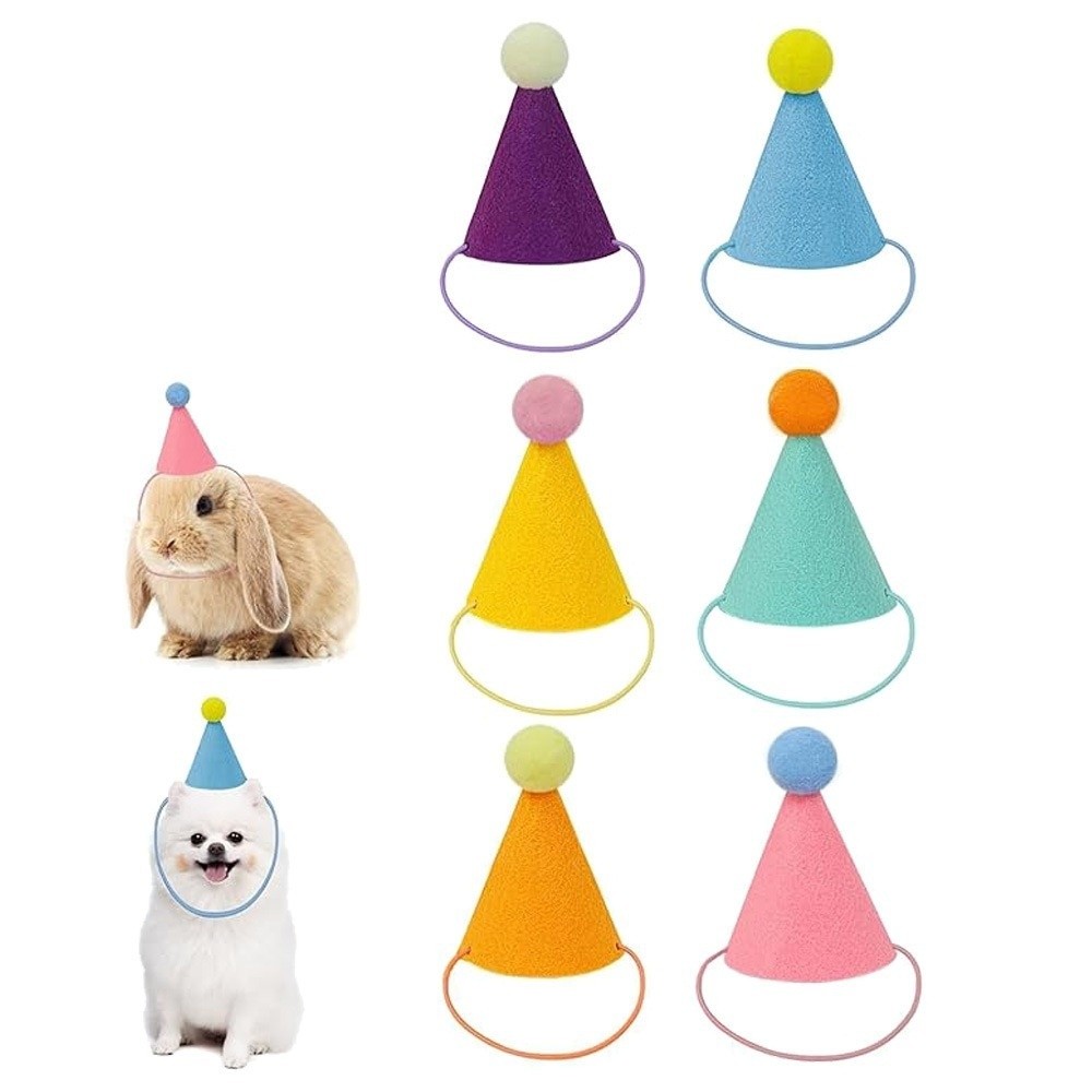6/12pcs Cute Mini Pet Party Ha - Party Hat Cone review and price