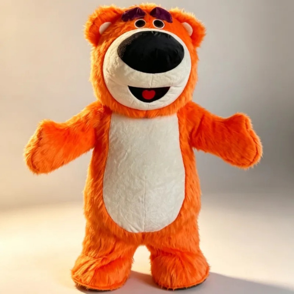 Inflatable Orange Bear Mascot  - Event & Party Supply Photos review and price