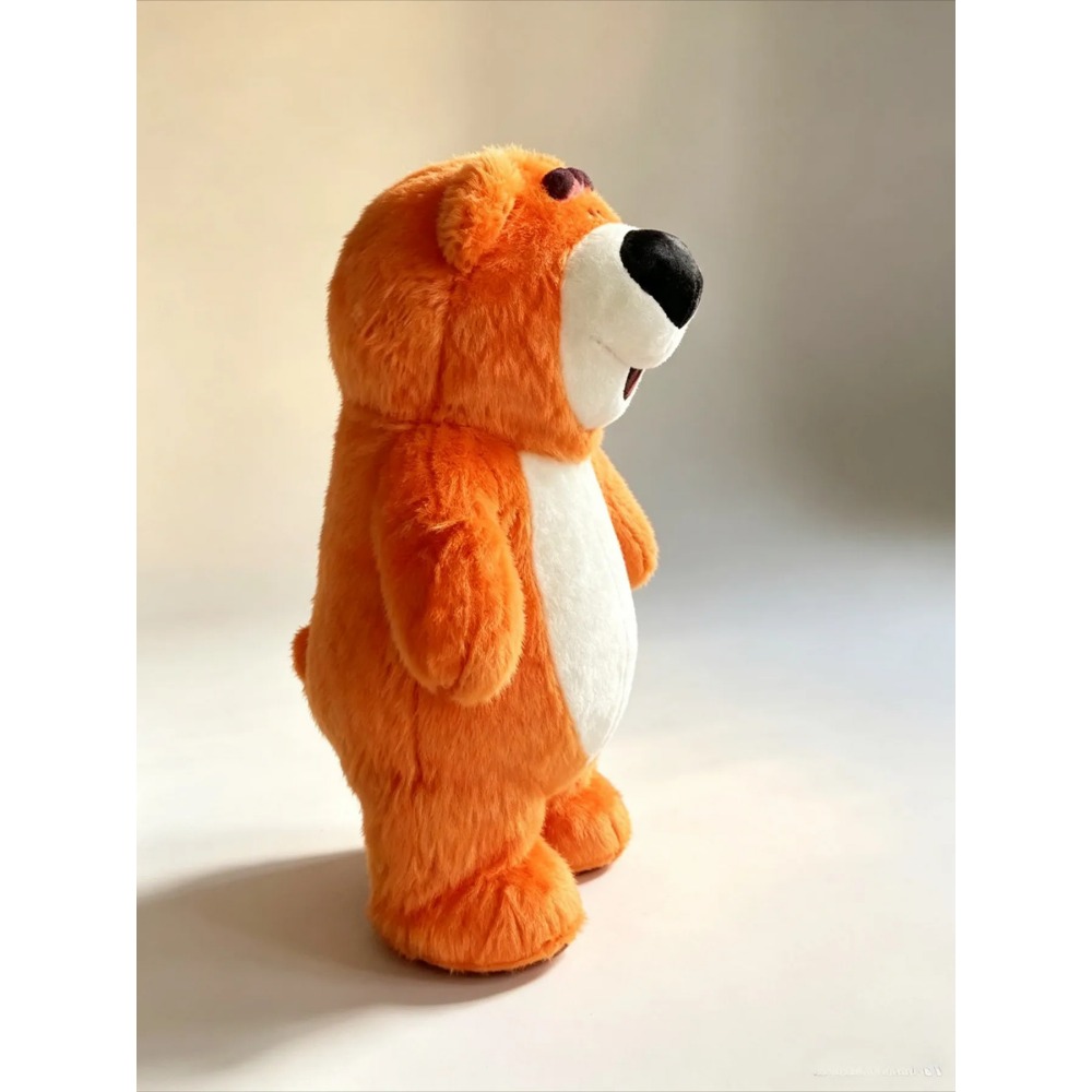 Inflatable Orange Bear Mascot  - Event & Party Supply Photos review and price