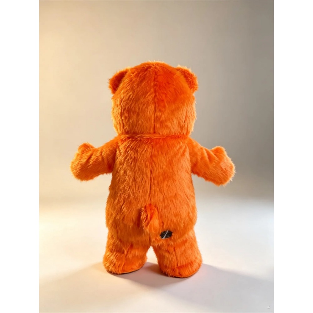 Inflatable Orange Bear Mascot  - Event & Party Supply Photos review and price