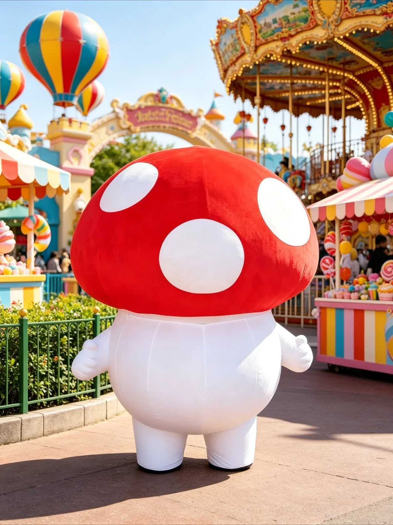Inflatable Mushroom Mascot Cos - Event & Party Supply Photos review and price