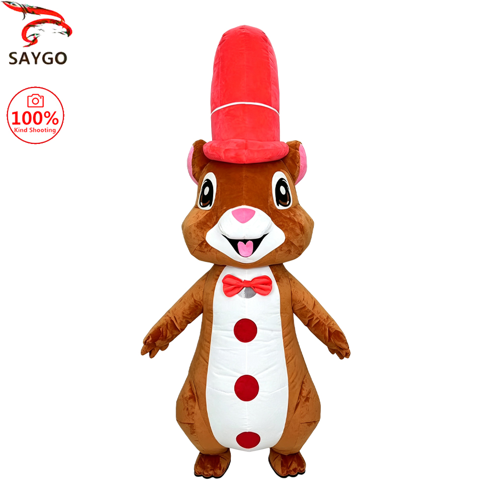 SAYGO Red Hat Squirrel Inflata - Event & Party Supply Photos review and price
