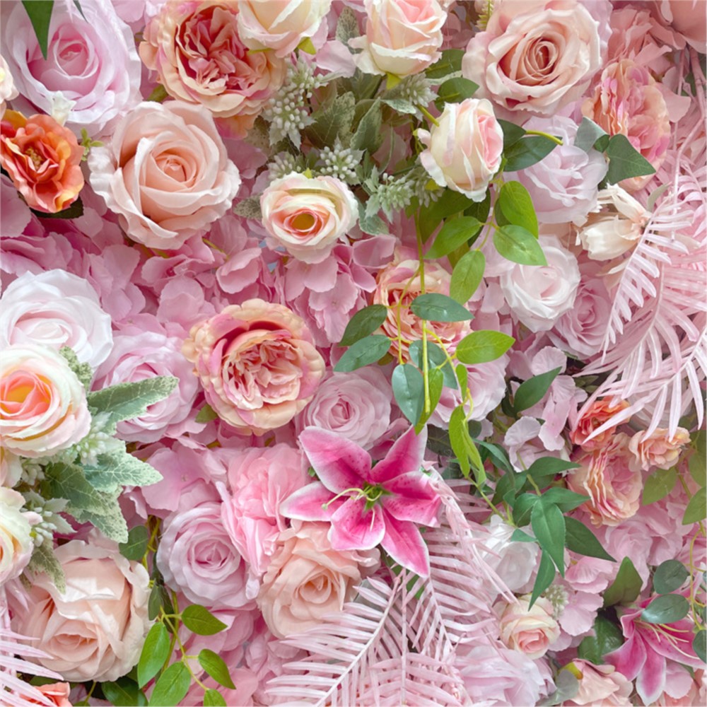 Uflower 5D Pink Rose Cloth Flo - Flower Wall Panel review and price