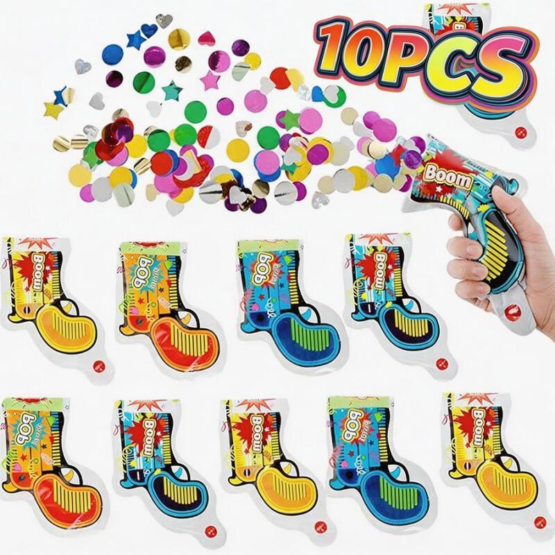 10Pcs Inflatable Boom Confetti - Confetti Cannon Tube review and price