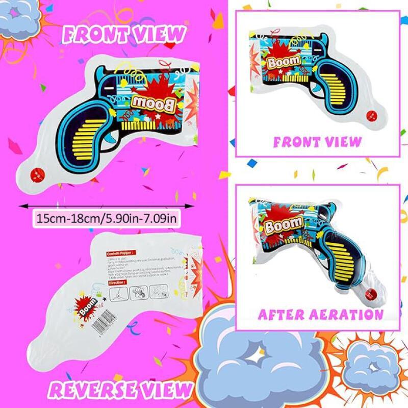 10Pcs Inflatable Boom Confetti - Confetti Cannon Tube review and price