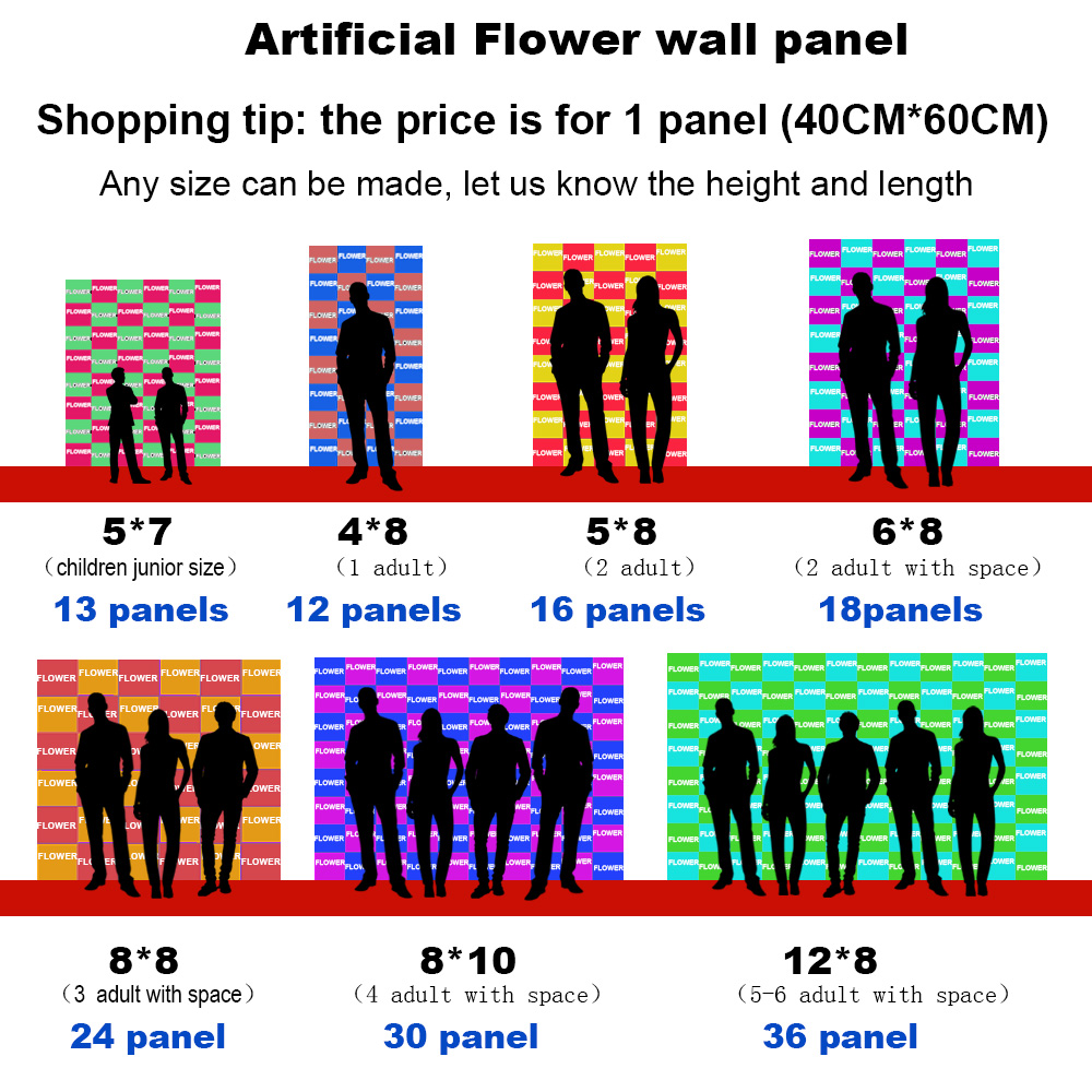 15.7*23.6 Inch Artificial Plan - Flower Wall Panel review and price